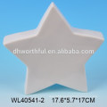 Creative white porcelain home decoration in star shape